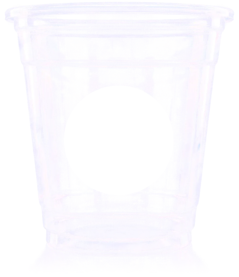 Vaso de plástico personalizable